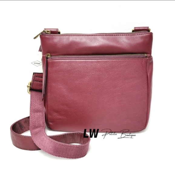 Fossil Corey Cabernet Leather Crossbody - Picture 3 of 6